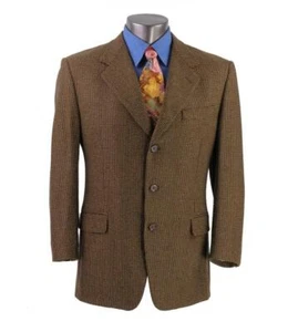 CANALI PROPOSTA LORO PIANA Cashmere blazer 40 R Speckled Brown Sports Coat ITALY - Picture 1 of 8