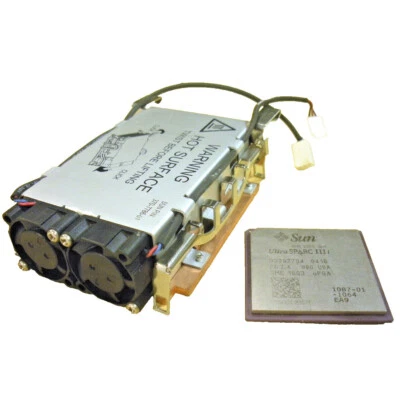 Sun X7406A 1GHz Processor with Heat Sink for V210 V240 - Image 1 of 2