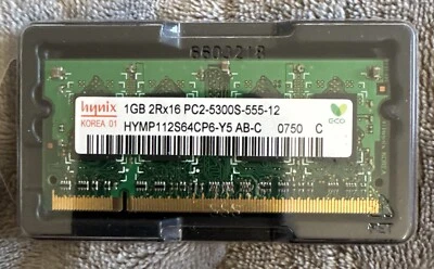 New HYNIX Memory 1GB PC2-5300S-555-12 - Image 1 of 2