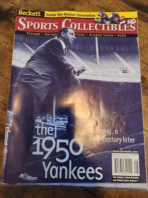 Beckett Sports Collectibles Price Guide Aug. 2000 Joe DiMaggio 1950 NY Yankees - Image 1 of 2