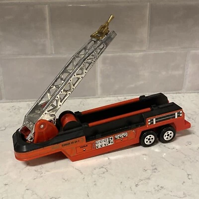 "Escalera de camión de bomberos Buddy L 1989 12"" Mack *solo remolque* - de colección" Foto 1 de 4
