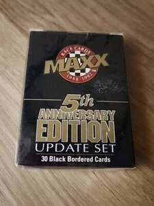 MAXX RACE CARDS 5TH ANNIVERSARY UPDATE SET 30 BLACK BORDERED NASCAR SEALED 1992 - Bild 1 von 2