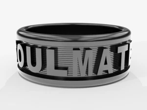 Personalized Affordable Celestial Wedding Band - Picture 1 of 5