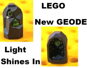 LEGO Rocks Colorful GEODE Clear Translucent Blue Sapphire Gem Stone Collecting - Picture 1 of 1
