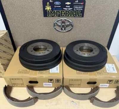1989-2000 TOYOTA 4RUNNER GENUINE OEM REAR BRAKE DRUMS AND SHOES 4243135210 - Image 1 of 4