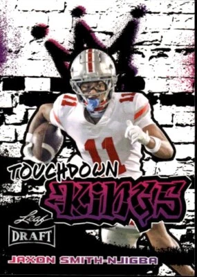 2023 Leaf Draft Touchdown Kings #97 Jaxon Smith-Njigba Rookie Card - Image 1 of 2