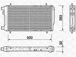 RADIATORE acqua motore AUSTIN METRO mg turbo 1.3  1984/1990 - Immagine 1 di 3