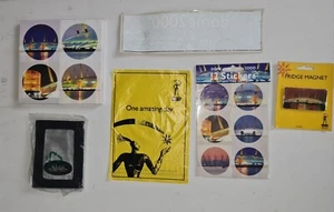 Millenium Dome 2000 Collectors Lot Wallet Stickers Cards Fridge Magnet Bag Etc - Picture 1 of 8