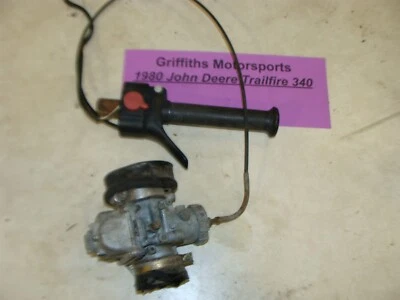 1980 JOHN DEERE JD TRAILFIRE 340 440? oem MIKUNI carb carburetor thumb throttle - Image 1 of 4
