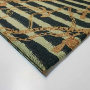 Ponte Roma Chain Print Knit Jersey Material Stretch Dress Craft Fabric 58" Meter - Picture 1 of 1