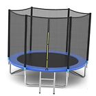 Pro With Safety Enclosure, 8Ft 10Ft 12Ft 14Ft 15Ft 16Ft Heavy Trampoline 8Ft