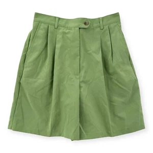 NWT IZOD Golf Shorts Womens Size 6 Green Pleated Xtra Dry Active Sports - Picture 1 of 6