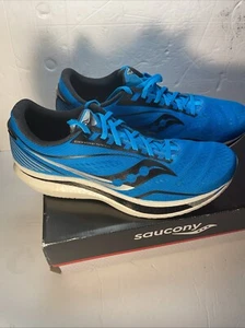 Zapatos para correr Saucony Endorphin Speed para hombre talla 14 plata cobalto S20597-45 nuevos - Imagen 1 de 6