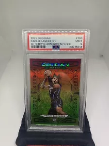 2022 Panini Obsidian RC Paolo Banchero Red/Yellow/Green Flood/75 PSA 9 MAGIC - Picture 1 of 2