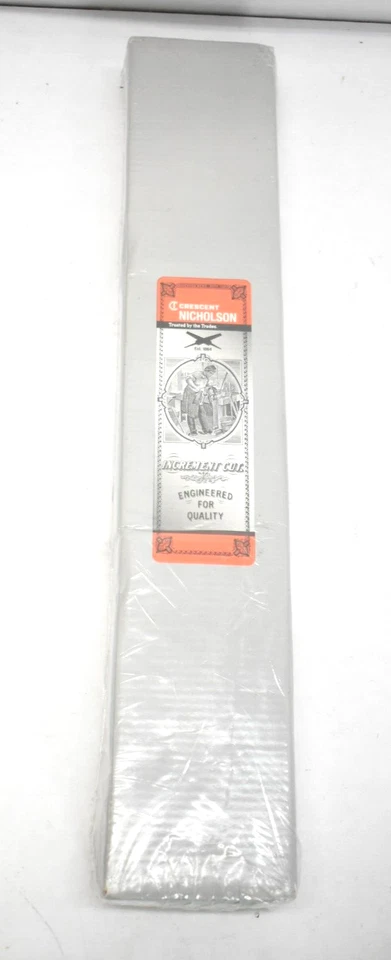 6 PK Crescent Nicholson 05094N 12" Long Bastard Cut Half Round American File