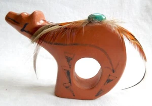 BÄR FETISCH SKULPTUR * Jemez Pueblo Ton & Stein * Türkis * Fragua * KOSTENLOSER VERSAND - Bild 1 von 12