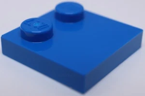 Lego 15x azulejo azul modificado 2 x 2 con pernos en el borde - Imagen 1 de 1