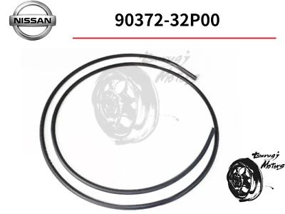 Moldura de vidrio puerta trasera genuina Nissan 300ZX Z32 90372-32P00 FABRICANTE DE EQUIPOS ORIGINALES nueva Foto 1 de 2