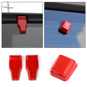 3x Rear Tail Window Hinge/ Rain Wiper Nozzle Cover Trim for Jeep Wrangler JL 18+ - Imagen 1 de 7