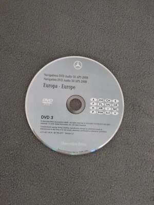 DVD Navigation Mercedes Audio 50 APS NTG2.5 ITALIA ESPANA FRANCE ALPEN 2008 - Bild 1 von 2