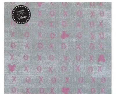 Nueva alfombra 2016 Disney Ethan Allen Love Note color chicle 3'11" x 5'6" Foto 1 de 4