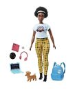 Barbie Doll It Takes Two Brooklyn-Malibu Series Robyn Doll & Pet Dog Playset New