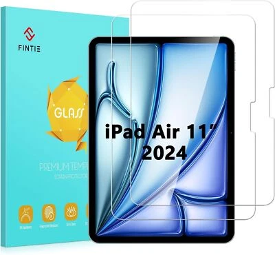 2-Pack Tempered Glass Screen Protector for iPad Air 11-inch (M2) 2024 A2902  - Image 1 of 4
