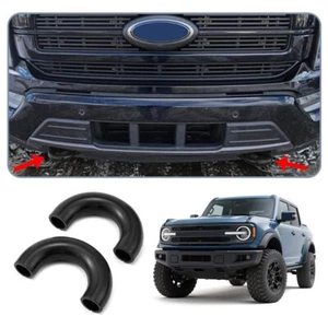 For 21-25 Ford Bronco Big Bend,Base,Outer Bank, 04-25 F150 Tow Hooks Covers BL - Picture 1 of 9