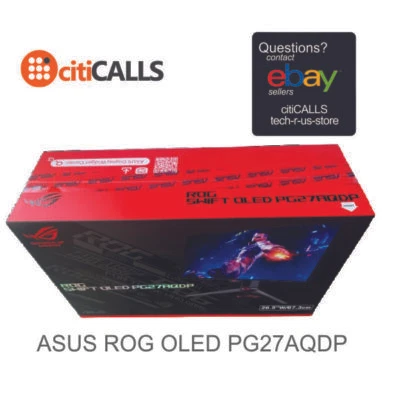 ASUS PG27AQDP ROG Swift OLED 27 inch 1440P Gaming Monitor - WOLED, QHD, 480Hz - Image 1 of 4