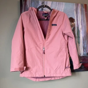 Patagonia Gr. 10/M Mädchen Kapuzenjacke rosa/pfirsich EUC/siehe Details - Bild 1 von 7
