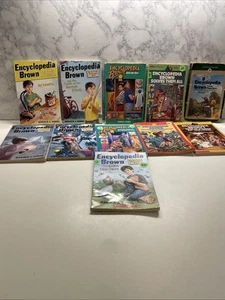 Encyclopedia Brown by Donald Sobol 11 Paperback Book Lot Bantam - Picture 1 of 5