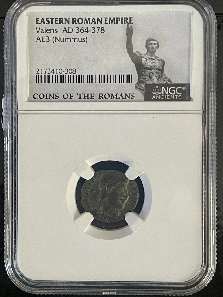 NGC Certified Ancient Roman Coin Valens AD 364-378 - Image 1 of 2
