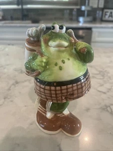 Rana de golf bamboleante de cerámica - Imagen 1 de 6