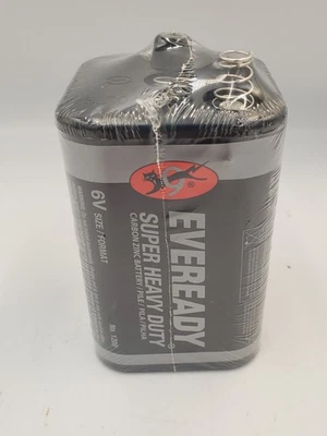 NEW Eveready Super Heavy Duty 6 Volt Carbon Zinc Battery Non-Rechargable 1 Count - Image 1 of 4