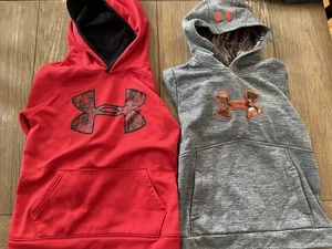 Under Armour - Youth Medium Hoodie Sweatshirt Lot - Coldgear YMD - UA - Picture 1 of 6