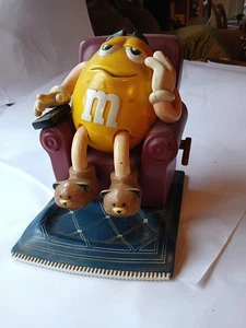 Vintage 1999 M&M Süßigkeitenspender Liege gelb - Bild 1 von 7