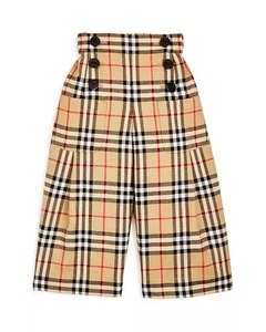 Pantalones marineros de lana a cuadros vintage Taren de Burberry para niña talla 3 años originales $290 - Imagen 1 de 11