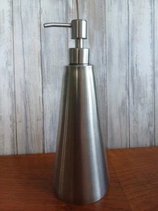 Stainless Steel Soap Dispenser Shampoo Conditioner Bubble Bath Oil Body Wash - Picture 1 of 5