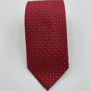 Corbata de seda manchada roja Van Heusen - Imagen 1 de 6