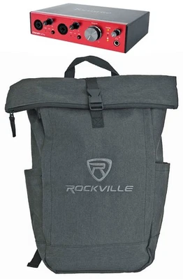 Focusrite Clarett+ 2Pre USB-C Audio Recording Interface JFET/ADAT+Backpack - Image 1 of 4