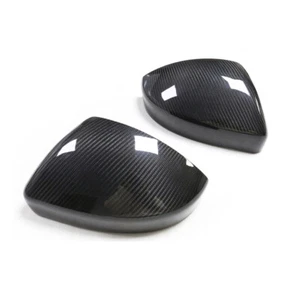 Real Carbon Fiber Side Rearview Mirror Cover Trim for Jaguar F-Pace 2016-2022 - Imagen 1 de 4
