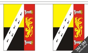 Banderas nacionales antiguas de Norfolk (con cresta) pequeñas de 3 metros (10 banderas) BuntingÚLTIMAS - Imagen 1 de 3