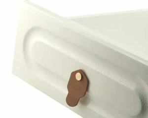 Leather Drawer Knob, Pull Handle, Cabinet, Dresser with Screws for Home, Office - Picture 1 of 3