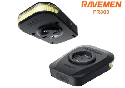 RAVEMEN FR300 Licht Für Fahrrad Außen Front Kompatibel Mit Garmin Wahoo GPS Safe