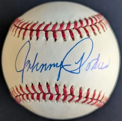 Johnny Podres Signed Autographed Bobby Brown Era Ball JSA MLB Baseball Dodgers - Image 1 of 4