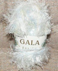 Gala Fancy Eyelash Soft Pastel Yarn 2 Skeins Knit Crochet Craft Fast Shipping - Picture 1 of 4