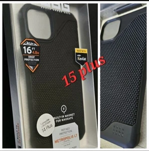 UAG - Metropolis LT Series Case with Magsafe for iPhone 15 Plus 14 Plus - Black - Picture 1 of 5