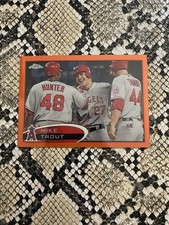 2012 TOPPS CHROME MIKE TROUT ORANGE REFRACTOR ANGELS A 