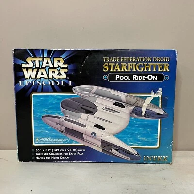 НОВЫЙ Star Wars Episode 1 Trade Federation Droid Starfighter Pool Ride On - Изображение 1 из 4