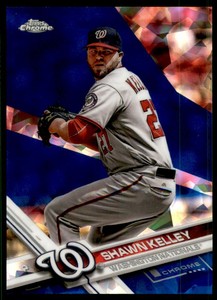 2017 Topps Chrome Sapphire Edition #541 Shawn Kelley